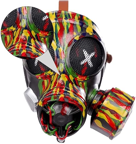 Miniatura 4 de MAELSTROM Máscara de gas de Halloween, disfraz de máscara steampunk, máscara genial de Halloween, cosplay, máscara de gas punk, disfraz de fiesta de