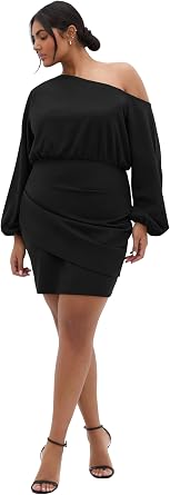 City Chic Womens Plus Size Cocktail Dress - Alysia Mini Dress