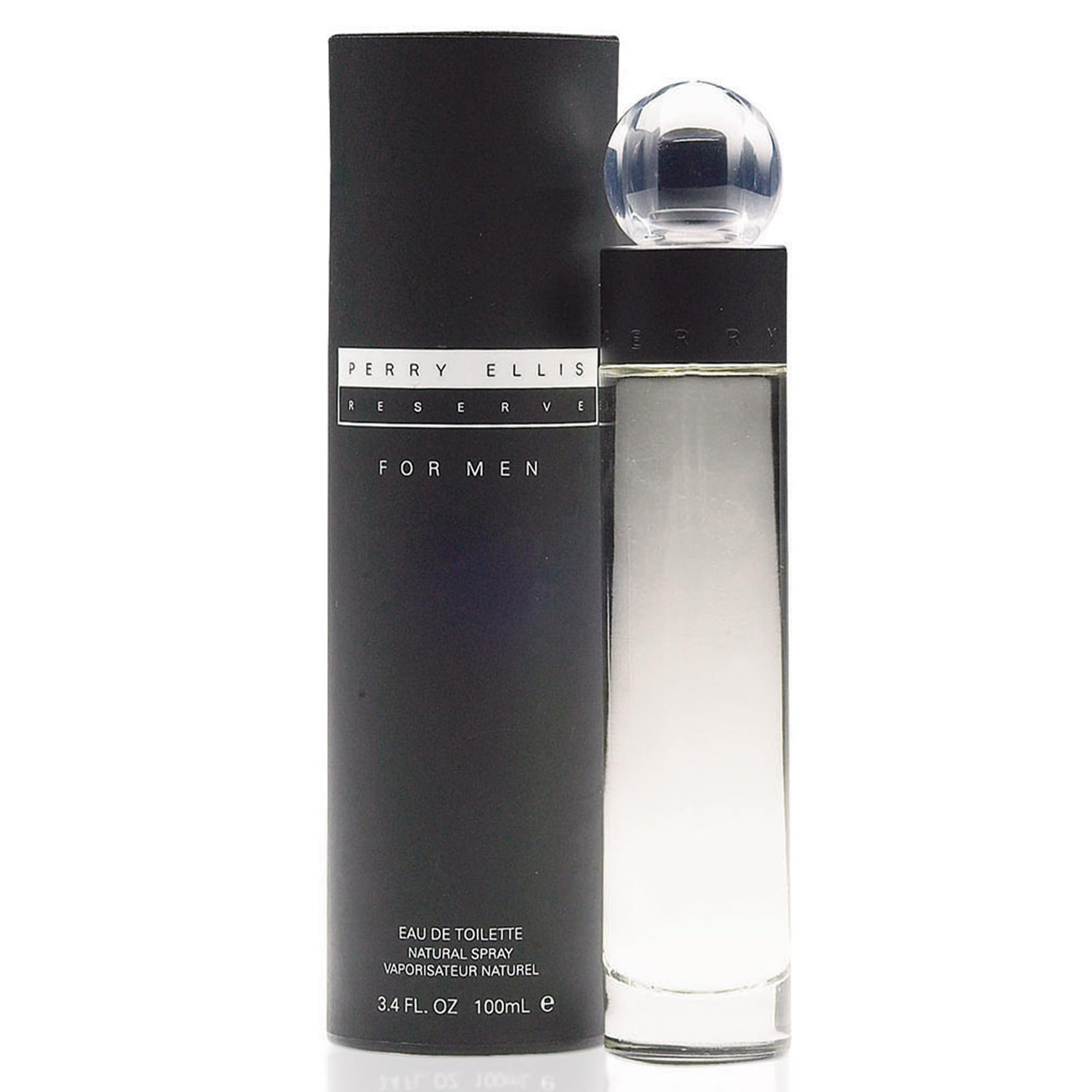 Perry EllisReserve Eau De Toilette Spray for Men - Mens Cologne, Long Lasting Perfume, EDT, Fragrance with Notes of Juniper, Citrus & Exotic Woods - 3.4 fl oz (100 mL)