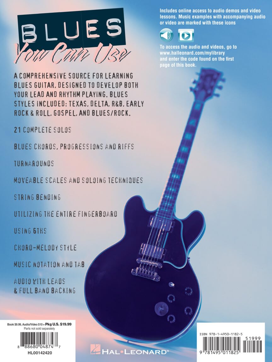 John ganapes : blues you can use - guitare - recueil avec support(s) en ligne: A Complete Guide to Learning Blues Guitar