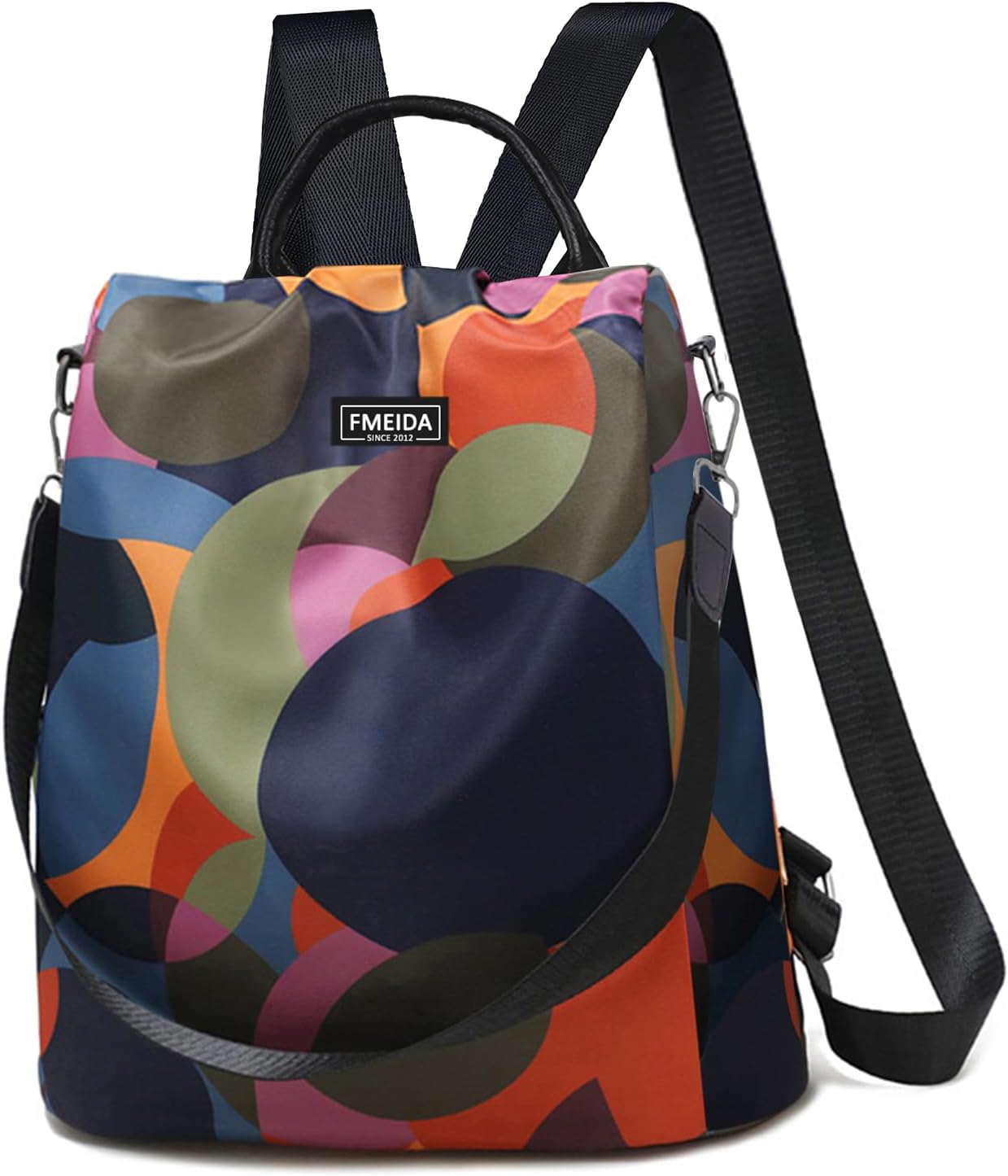 Waterproof Fashion Backpack Purse for Women Anti Theft Womens Classical Daypack Travel Nylon Oxford Shoulder Bag