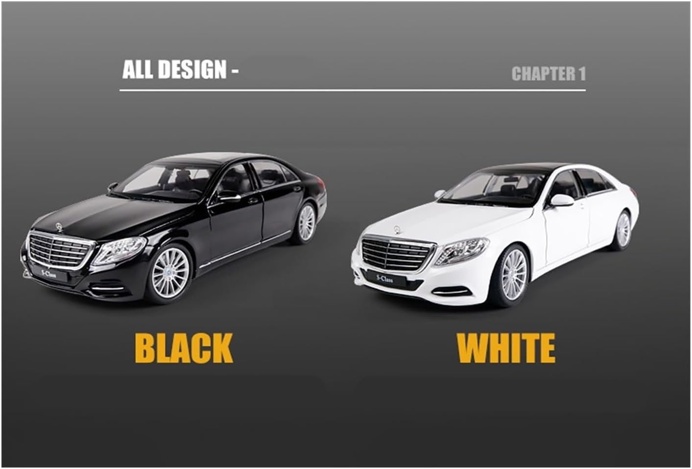 for:Mercedes-Benz S-Class S500 S600 Car Mold Die-Casting 1:24 High Simulation Collection(C)