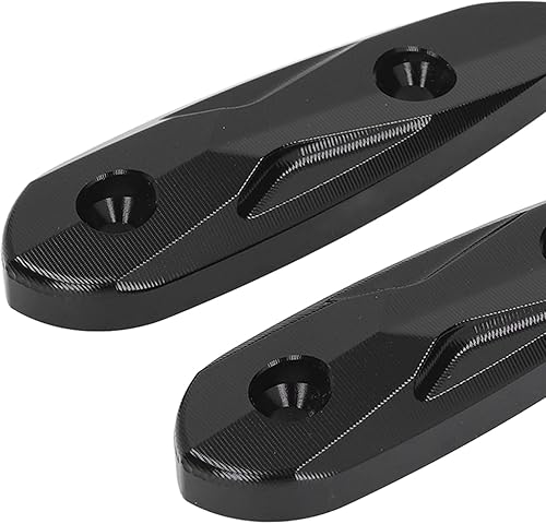 Miniatura 7 de KIMISS Placas de bloqueo de espejo, 4.134 in para motocicleta, cubierta de agujero para parabrisas de motocicleta M6x20, aleación de aluminio, color