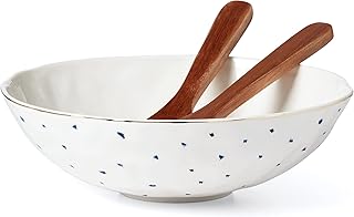 Lenox Blue Bay Salad Bowl & Server Set, 3.53