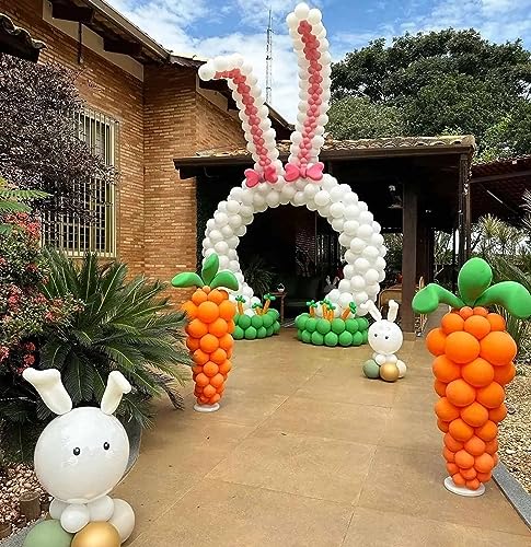 Image of KALOR 12 Inch Orange Balloons, 50 Pcs Latex Helium Balloons for Kid's Birthday Party, Baby Shower, Wedding, Graduate Party Decorations