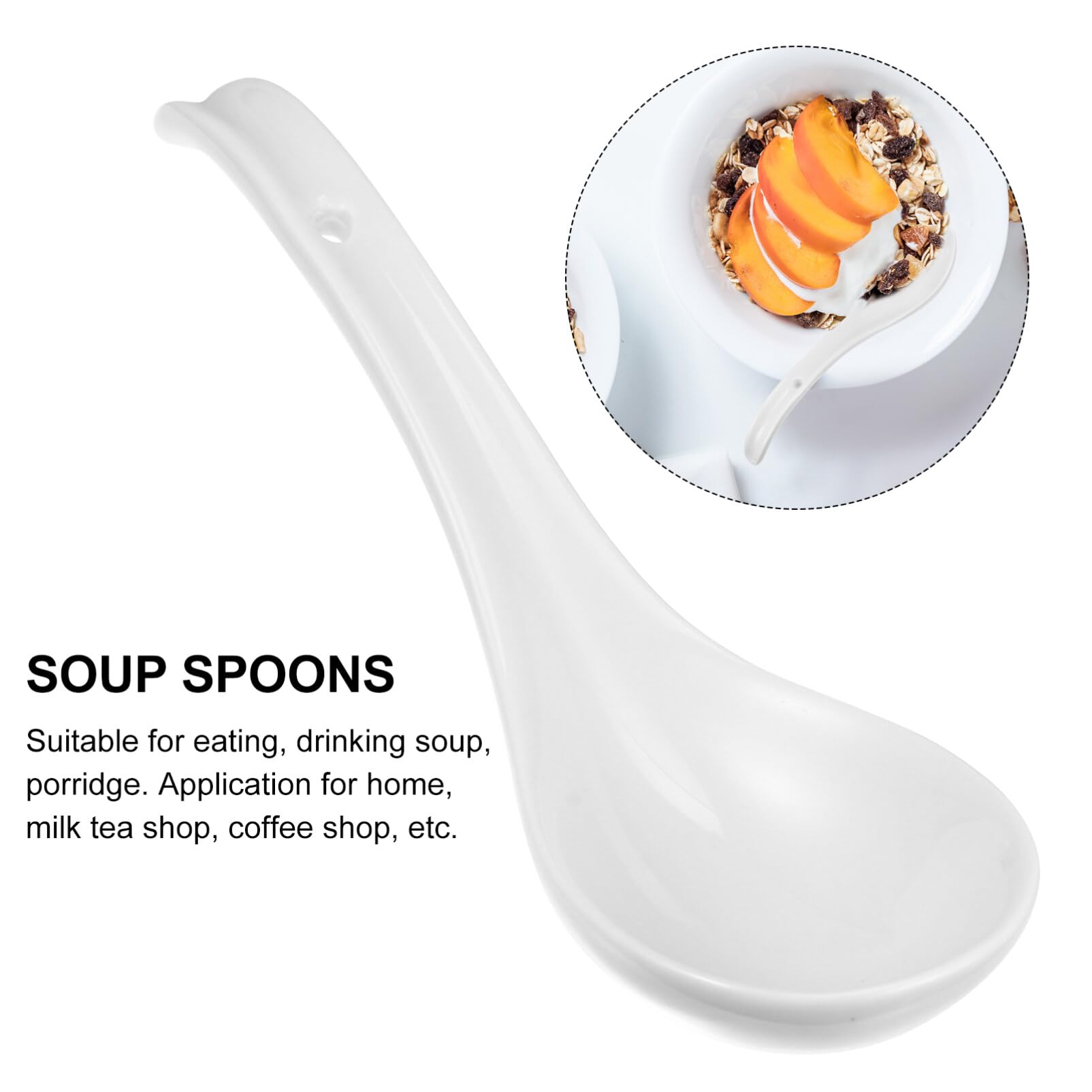 Crestware Commercial Grade, BUF1, Hollow Handle Solid Serving Spoon, Set of 2