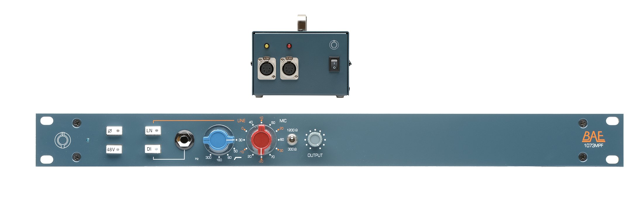 BAE 1073MPF Single-Channel Microphone Pre-Amplifier with PSU