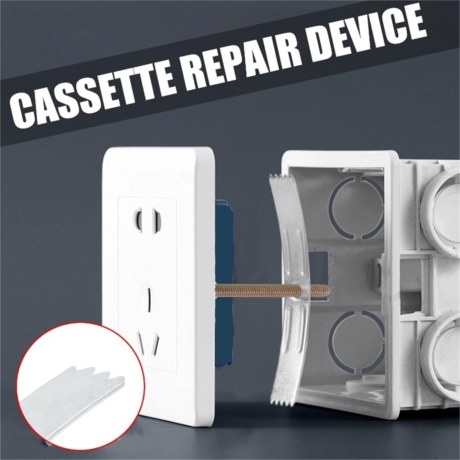 60/80/100pcs 86 Type Box Repair Screw Wall Mount Electrical Plug Fixed Plates Switch Socket Clip Cassette Replacement(80pcs)