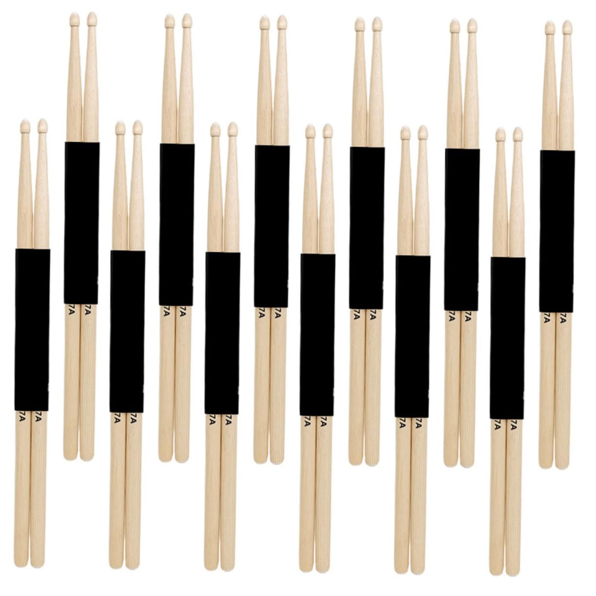 SUPVOX 12 Paare Ahorn Drumsticks Langlebige Percussion Sticks für Erwachsene Rutschfester Griff für Anfänger und Profis Geeignet für Orchesterübungen