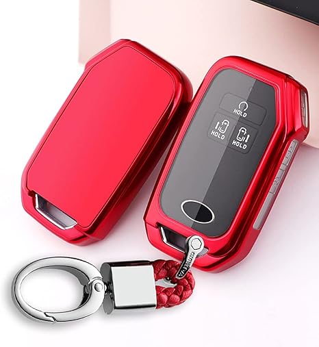 ontto for Kia Carnival Key Fob Cover TPU Smart Remote Case Soft Key 