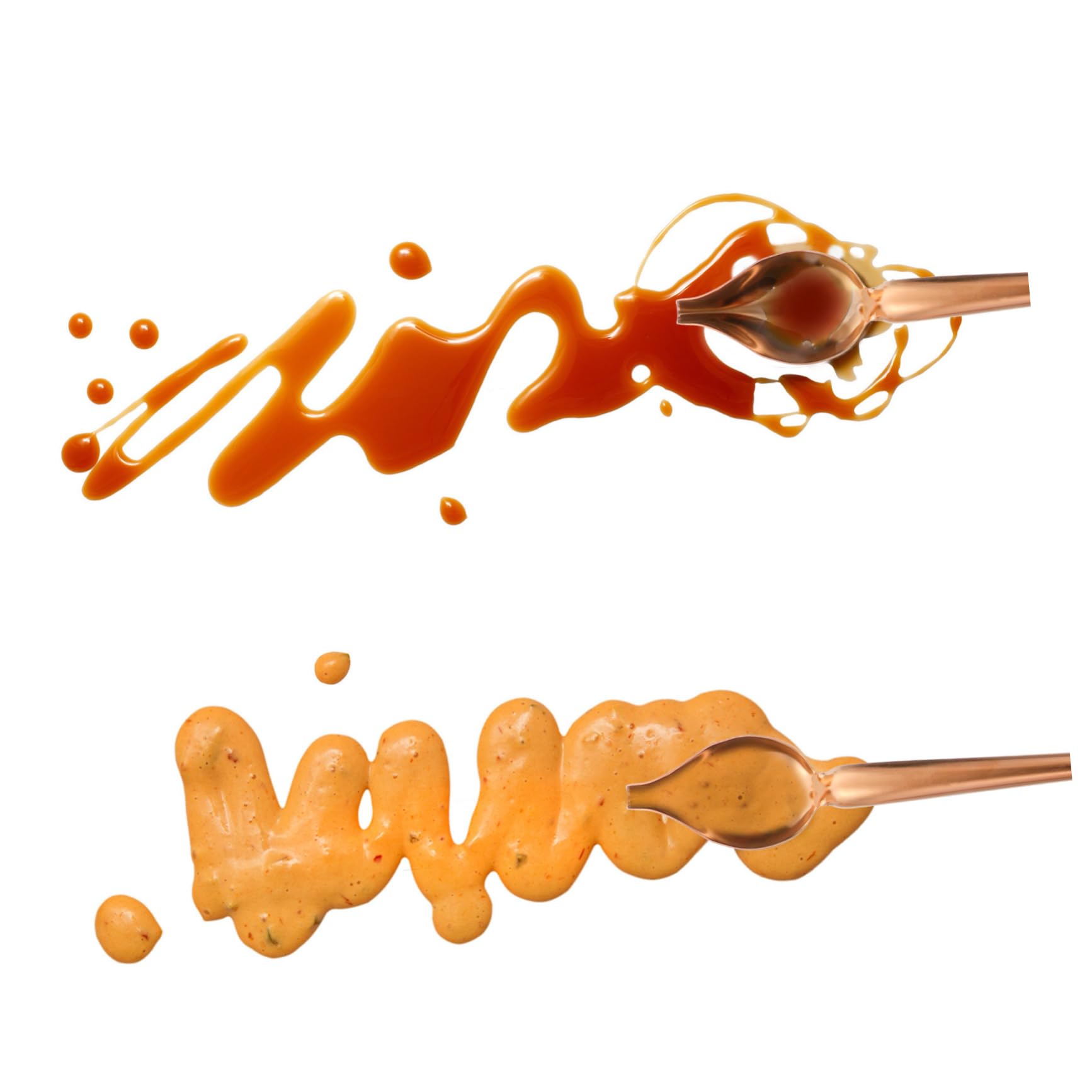 ABOOFAN 2Pcs Precision Sauce Drizzle Spoons Food Grade Culinary Decorating Utensils for Artistic Plating Baking and Sauce Drawing Comfortable Grip