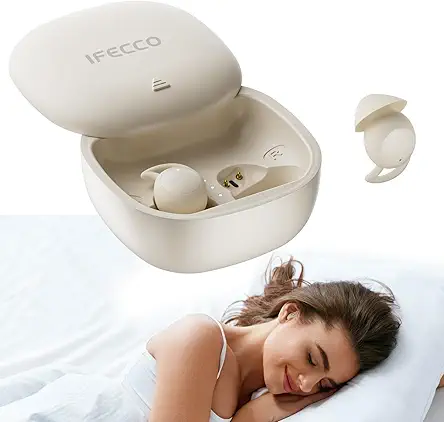 IFECCO Invisible Sleep Earbuds - Small Bluetooth Sleep...