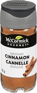 McCormick Gourmet (MCCO3), New Bottle, Premium Quality Natural Herbs & Spices, Cinnamon Ground, 42g