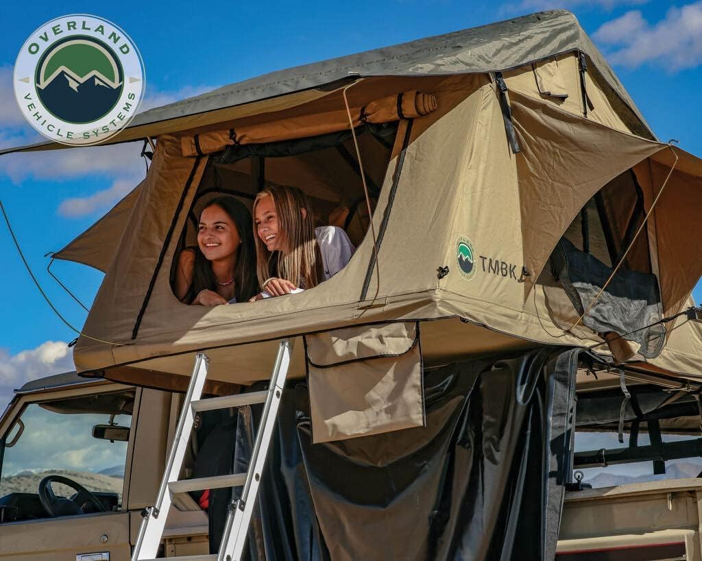 Overland Vehicle Systems 18119933 Tmbk 3 Roof Top Tent - Tan Base Wit