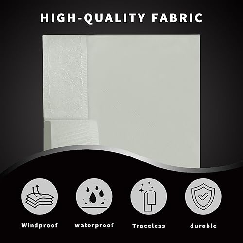 Miniatura 7 de Kit de sellado de ventana de CA portátil de 118 pulgadas118.1 in - Sello de ventana de aire acondicionado para ventana de aire acondicionado y