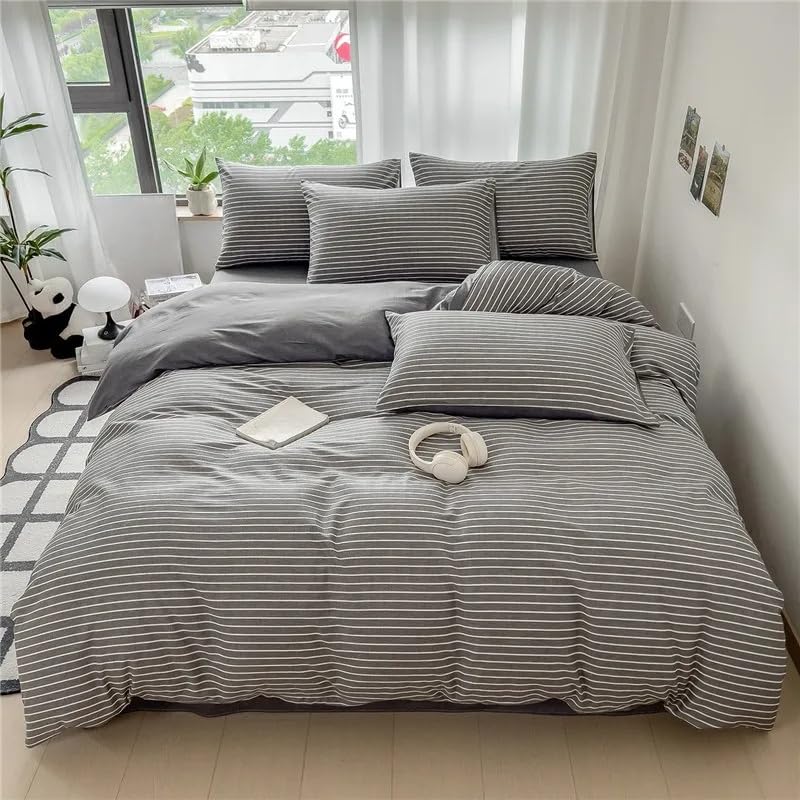 Housse de couette 140x200 toutes saisons en microfibre douce