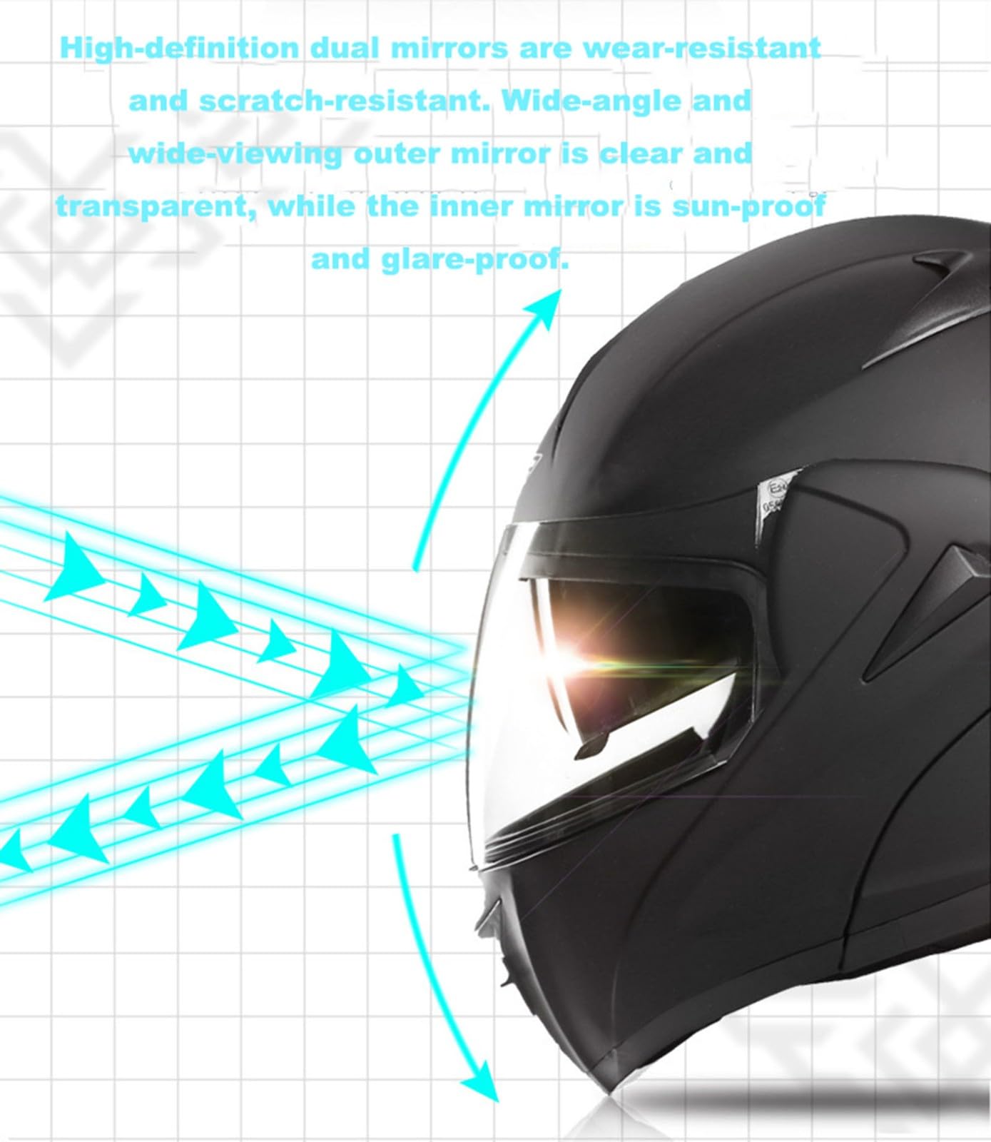 Motocross Helm Fullface, Motorradhelm Herren Damen, Erwachsener Motorrad Downhill Full Face Helm, Downhill Motorradhelm Motorradhelm, Road Helm