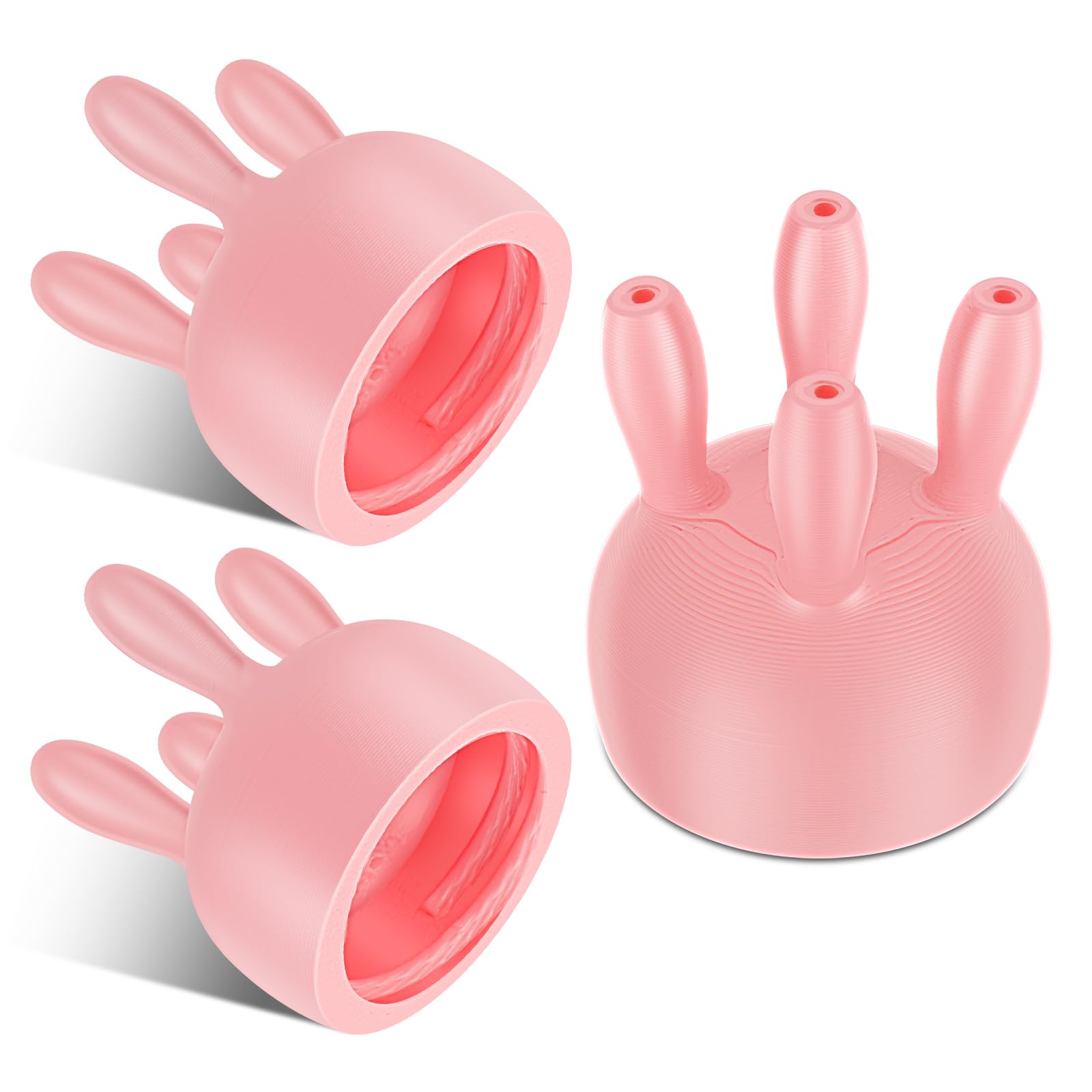 3/1Pcs Cow Udder Milk Carton Cap, Silicone Pouring Milk Bottle Cap, Boxed Milk Diverter, Leak Proof Cow Udder Milk Carton Cap, Milk Bottle Cap Teat Hole for Milk Carton (3pcs)