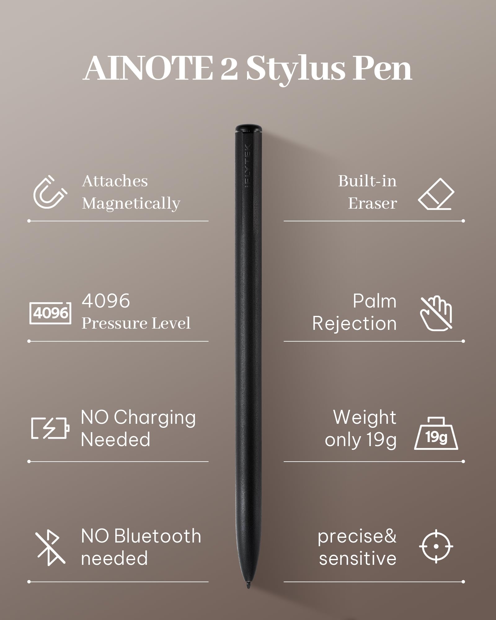 Amazon.co.jp: iFLYTEK AINOTE 2 スタイラスペン 4096段階の圧力レベル