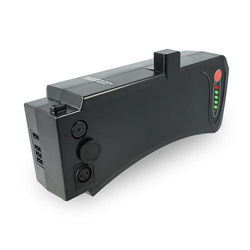 vhbw Akku Ersatz für Prophete SDI-3611C, SDI-3610C für E-Bike (10,4 Ah, 36 V, Li-Ion) - Schwarz