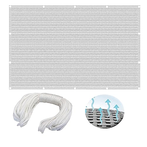 Toldo vela de sombra rectangular 1.4x2.5m en color blanco para terrazas 2