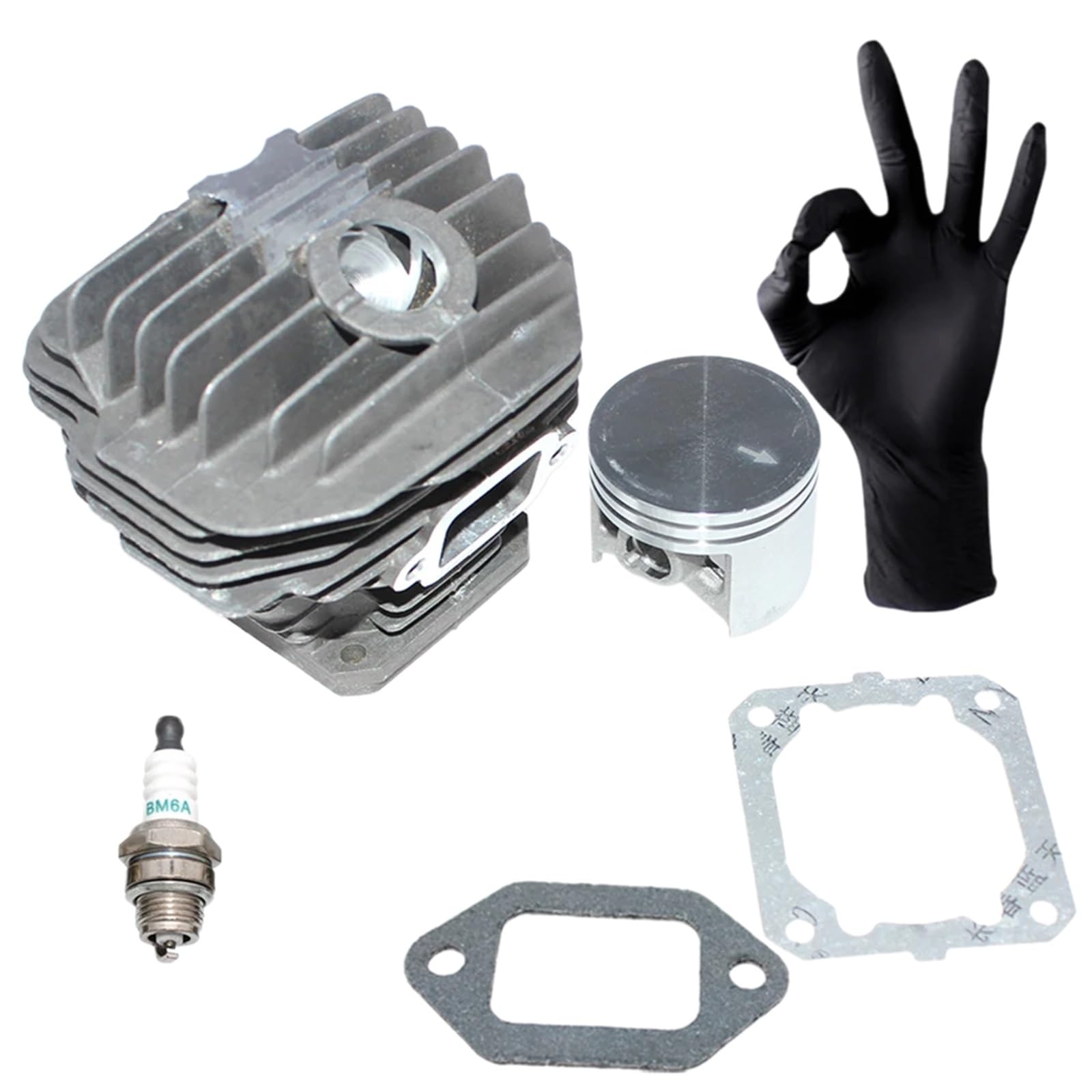 Kit cilindro pistone con perno da 12 mm, for, 044 044c 044w 044r Ms440 Ms440c Ms440d Ms440m Ms440n Ms440r Ms440v Ms440w Ms440z Ricambi per motoseghe