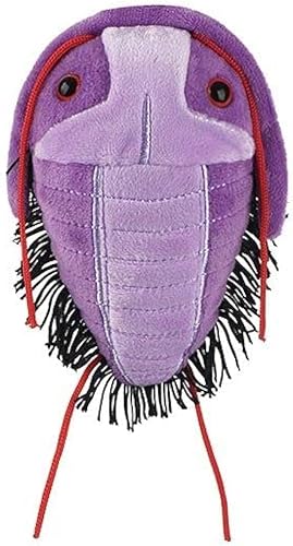 GIANT MICROBES Fuzzy Fossils Trilobite Plush - Aprende sobre fósiles y criaturas prehistóricas, regalo único para familiares, amigos, científicos,
