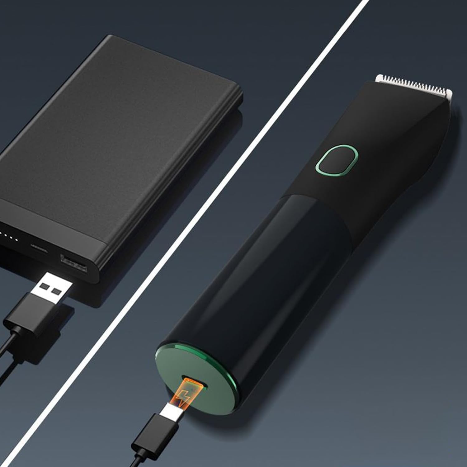 Beard Trimmer for Men | Professional Mens Beard Trimmer Cordless,Rechargeable Waterproof Hair Clippers, Electric Shaver Grooming Kit for Ear, Face, Body, Mustache
