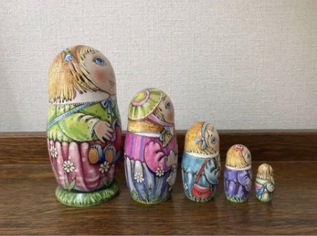 ロシア雑貨☆ウッドバーニング マトリョーシカ(5P)H14cm ミラ作 Amazon | ロシア雑貨ウッドバーニング マトリョーシカ(5P)H14cm