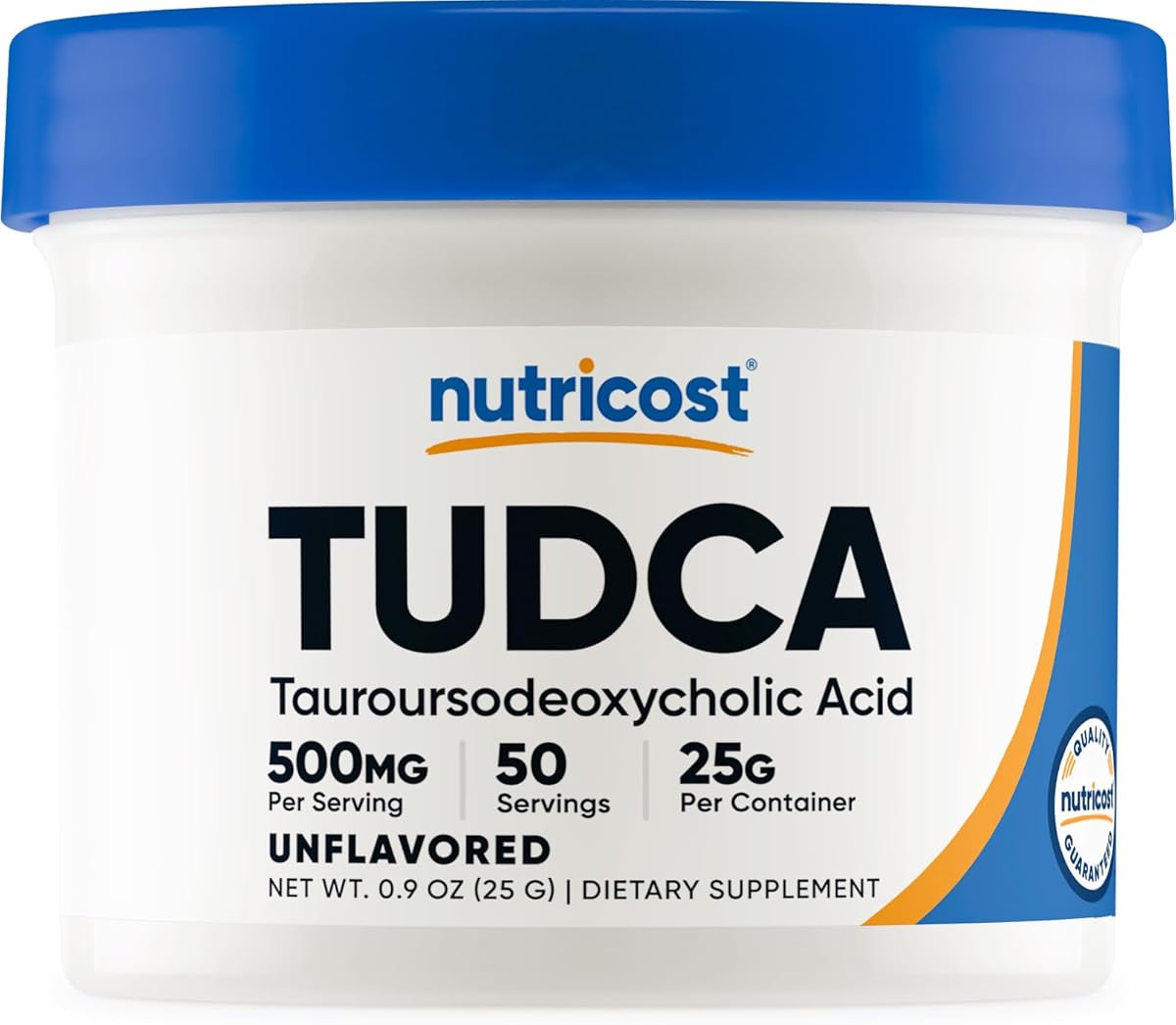 Nutricost Tudca Powder 25 Grams (Tauroursodeoxycholic Acid) - Gluten Free, Non-GMO