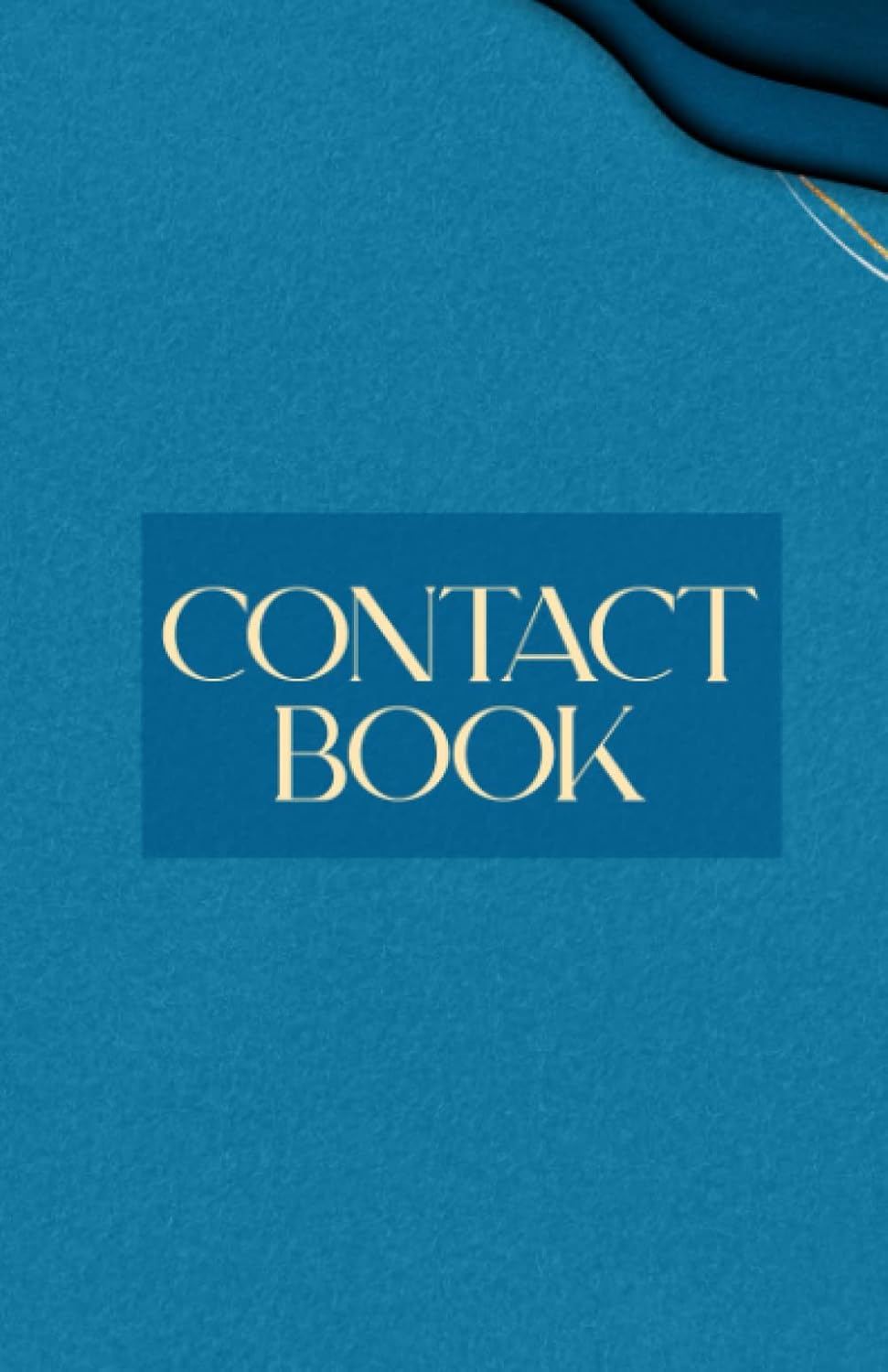 Contact Book - Shades of Blue Notebook