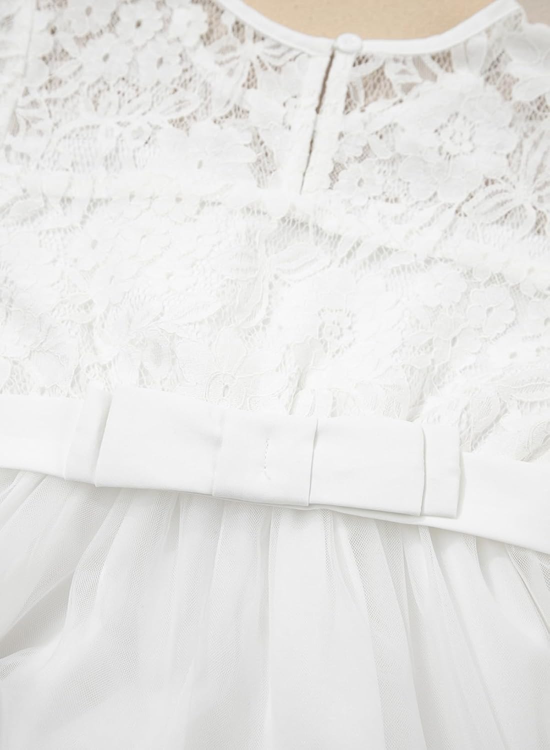 blibean Girls Flower Dresses Fall Lace Tulle Party Dress Size 6-15 Years - Image 6