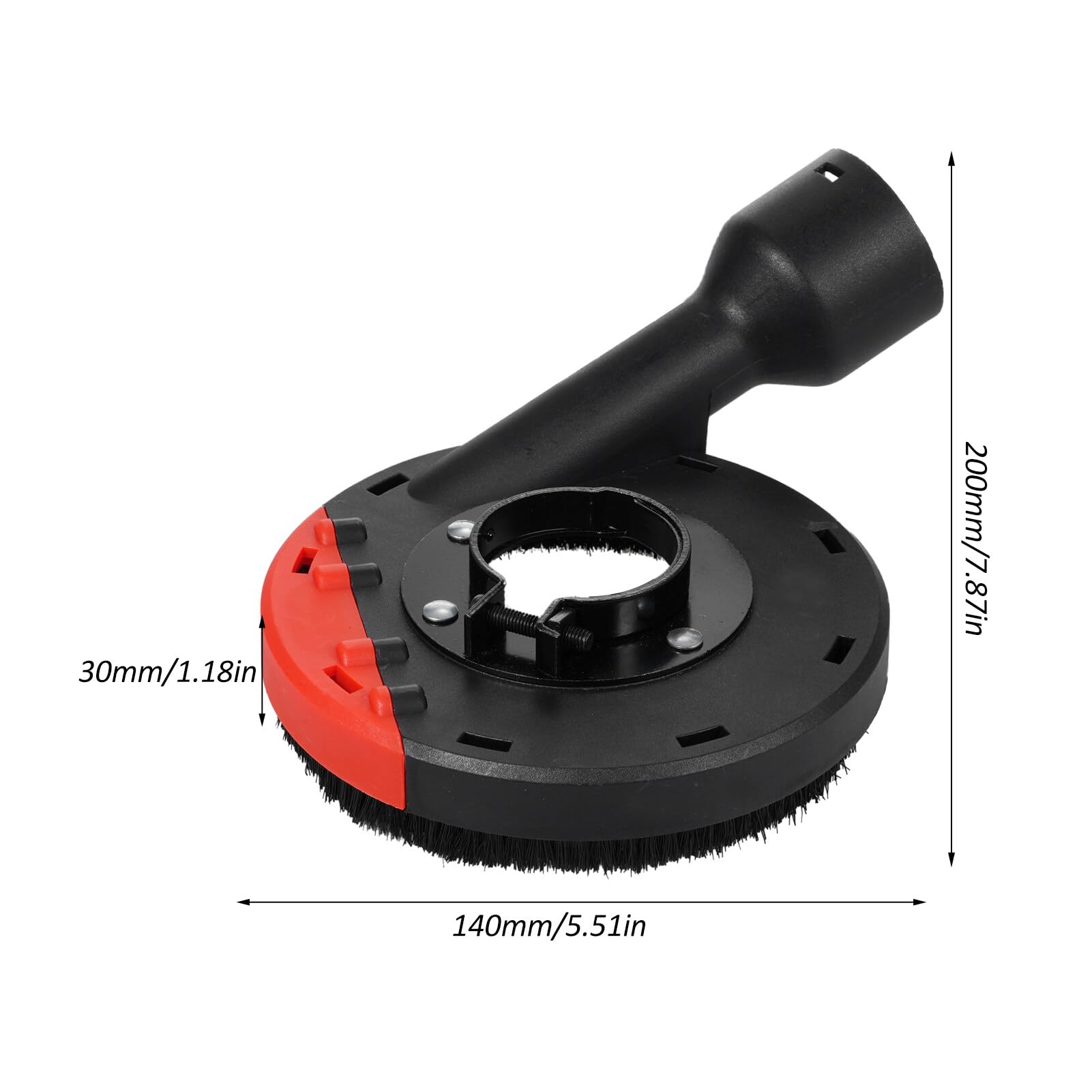 Hotte d'extraction pour meuleuse d'angle 115 mm + coupe diamant 115 mm x 15 mm pour béton