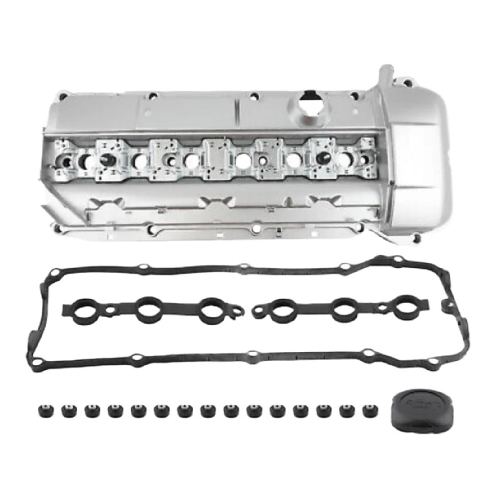 Cubierta de culata automotriz M54 frena fugas con kit PCV 11121432928