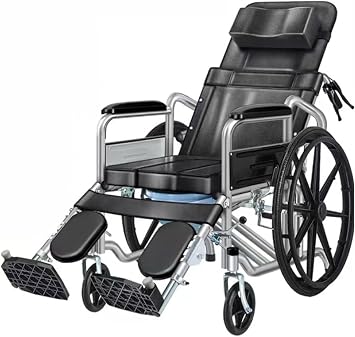 Foldable Handcycle Mobility Chair Manual Lift Seat Assistance Vehicle Hydraulic Manual Wheelchair,High Back & Removable Headrest E