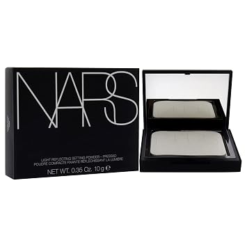 NARS Translucent Crystal Light Reflecting Setting Powder - Pressed - New Version - Full Size with Applicator, 0.35 Ounce (Pack of 1)