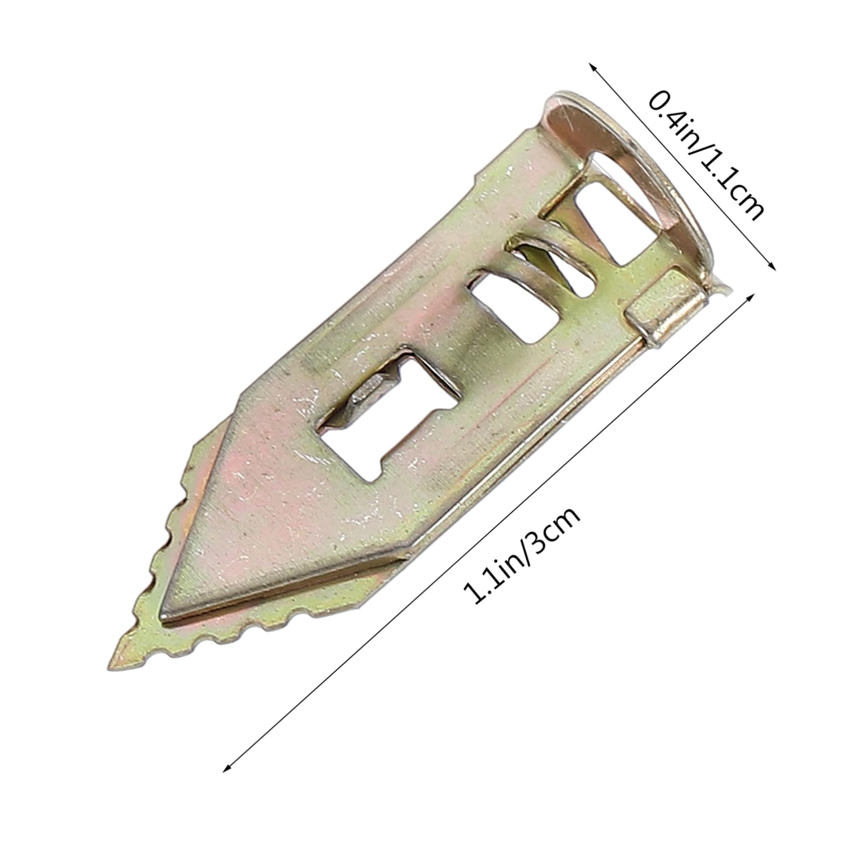 KICHOUSE 1 Set Drywall Anchor Self-Drilling Screws Wall Anchors for Drywall Ceiling Decoration Metal Expansion Screws