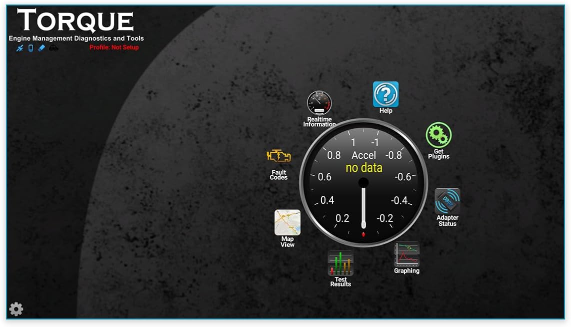 Screenshot of the Torque Pro app interface