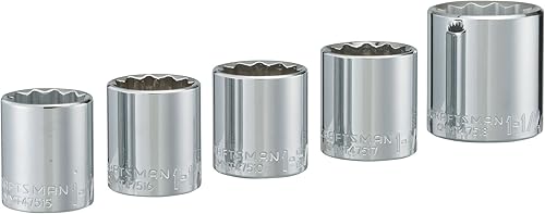 Miniatura 2 de CRAFTSMAN Juego de enchufes, unidad de 12 pulgada, SAE, 5 piezas (CMMT34572)