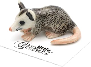 Little Critterz Opossum Thumbs - Multicolour Home Decor Birthday Gift Miniature Porcelain Figurine