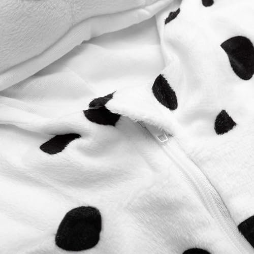 Miniatura 6 de HollyHOME Baby Romper Dalmatians Puppy Cosplay Costume Cuddly Dog Toddler Cosplay Clothing One-piece Jumpsuit Animal Cosplay