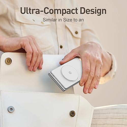 Miniatura 5 de Estación de carga magnética inalámbrica Mag-Safe 2025, carga máxima rápida 3 en 1 para iPhoneAir17 16 15 14 13 12 Pro Max Plus, soporte de cargador