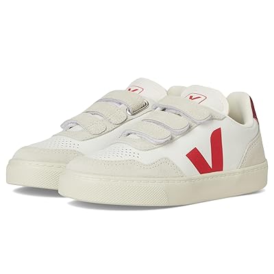VEJA Kids Small V 90 Origanically Traced Leather (Little Kid/Big Kid) Kids Shoes Extra White/Pekin