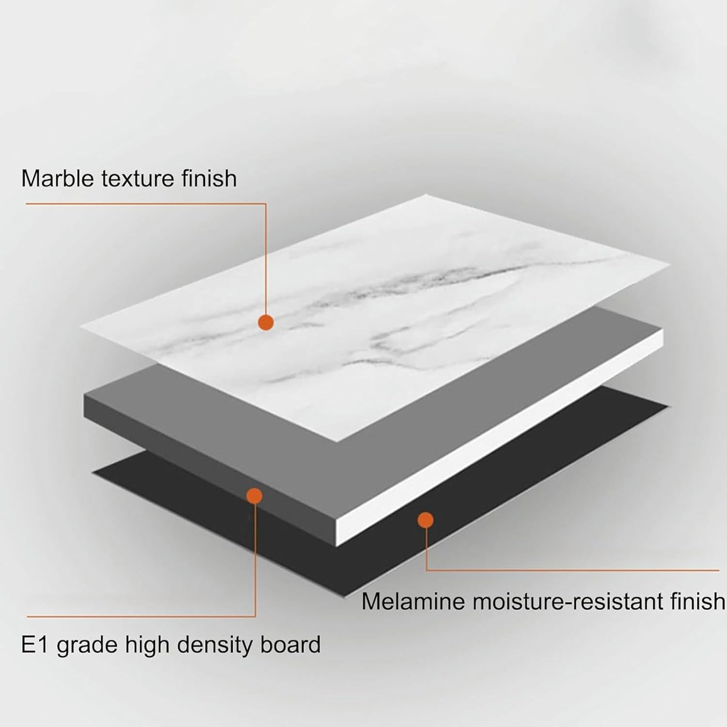 Office Reception Room Club Table, Small Conference Room Tables, Coffee Shop Leisure Table Retro Style PU Leather Chair Office Lounge Dining Kitchen