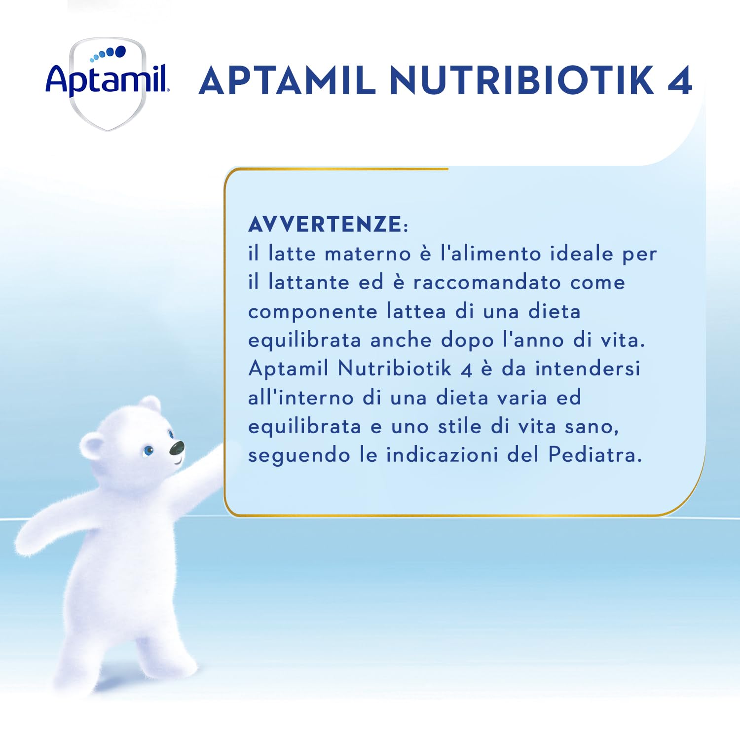APTAMIL 4 - Latte di Crescita in Polvere per Bambini dai 24 mesi - Formato Convenienza da 3600 grammi (3 confezioni da 1200g)