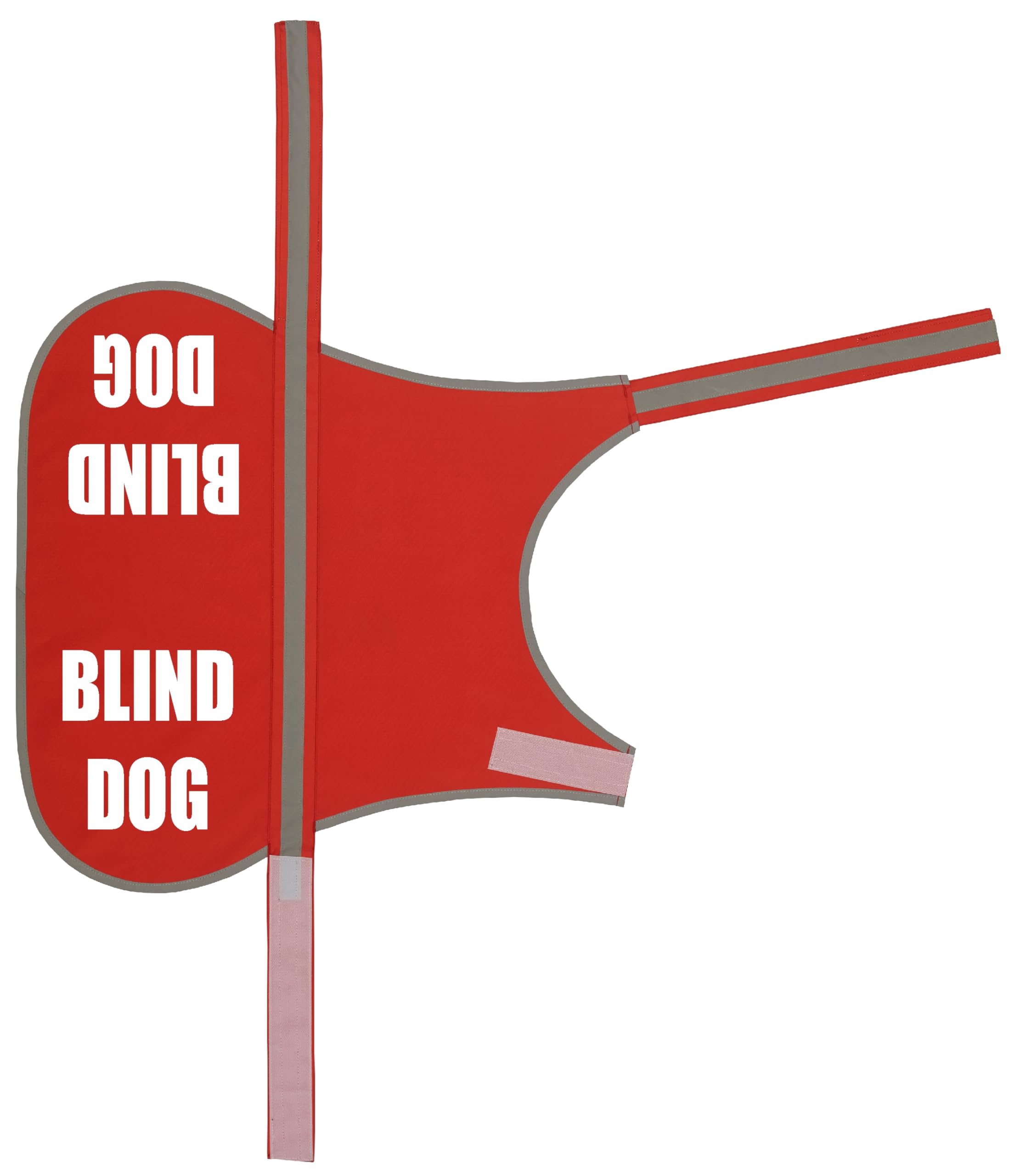 Flexi-Print Blind Dog Vest - Personalised Dog Hi Vis Vest Reflective Dog Coat, Service Dog Vest, Nervous Dog Products, Dog Hi Viz, Reactive Dog Warning, Dog Training Vest, Dog Walking Accessories — image 1