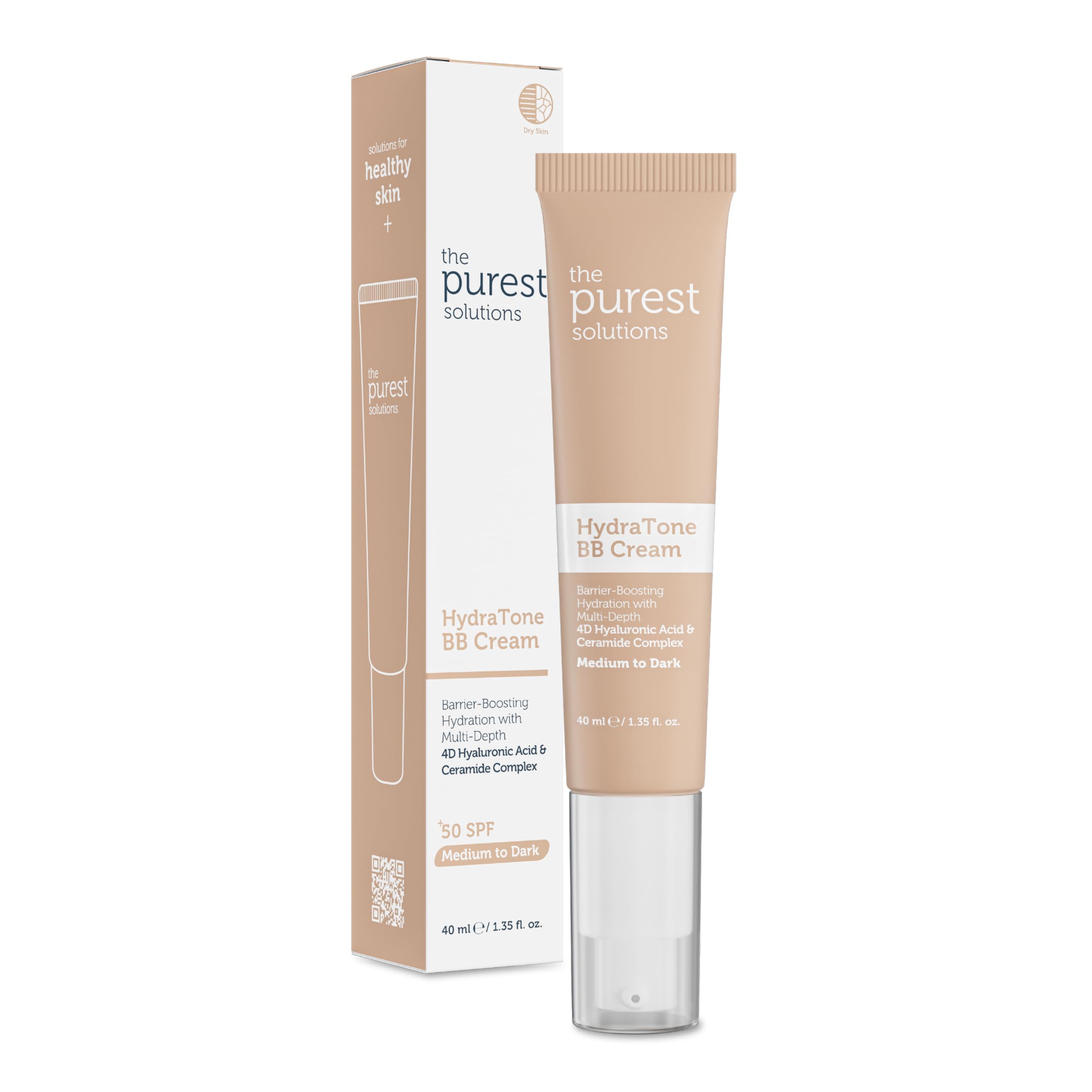 The Purest Solutions BB Cream Hydra Tone 40 ml Medium to Dark