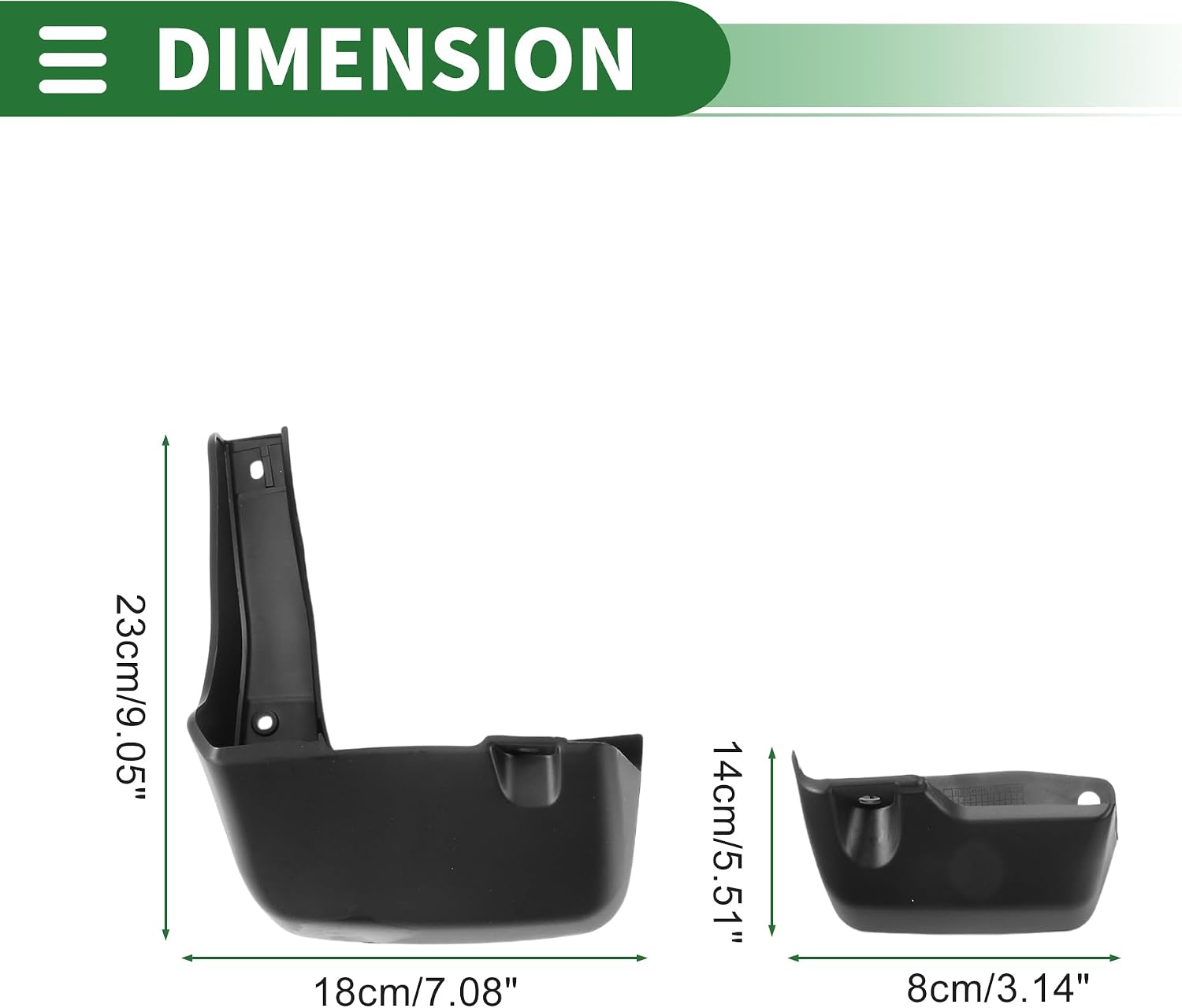 Motoforti Mud Flaps Splash Guards Mud Guards for Honda Fit Shuttle（RUS）2011-2014 W/Mount Accessories