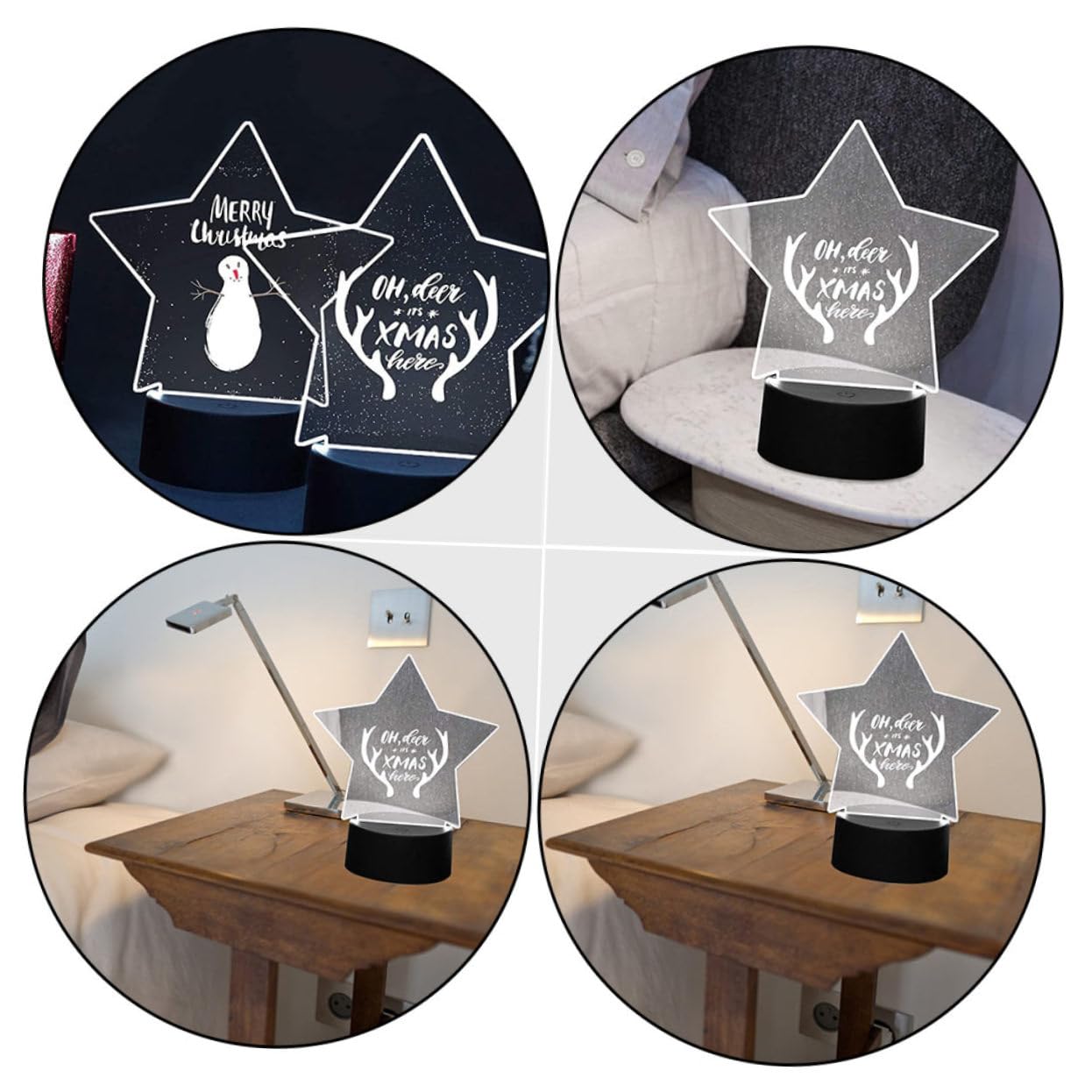 HOLIDYOYO DIY Acrylic Light Plate Led Lamp Holder Sheets Excellent Wear Resistance