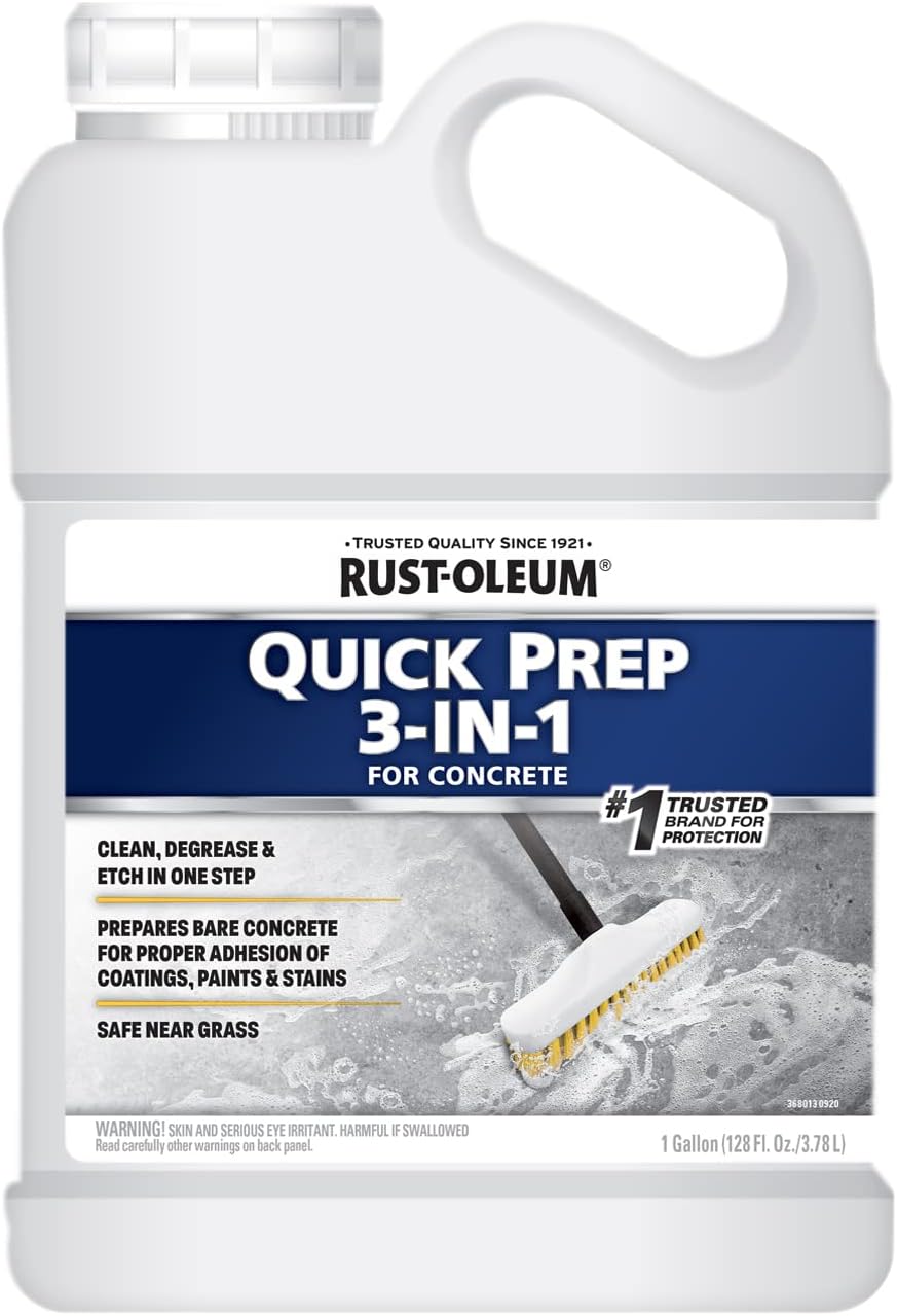 Rust-Oleum Quick Prep 3-in-1 Cleaner Degreaser and Etch, Gallon